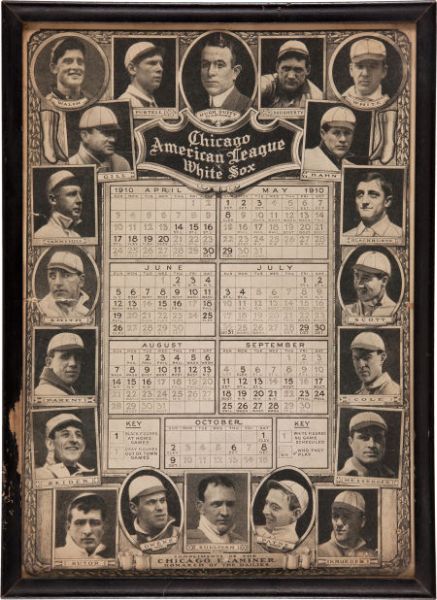 1910 Chicago White Sox Calendar Supplement